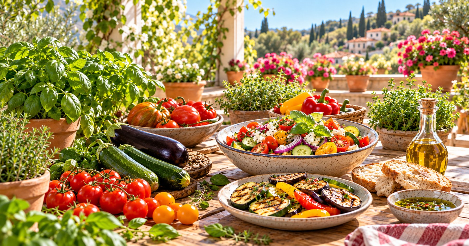 Les légumes en été