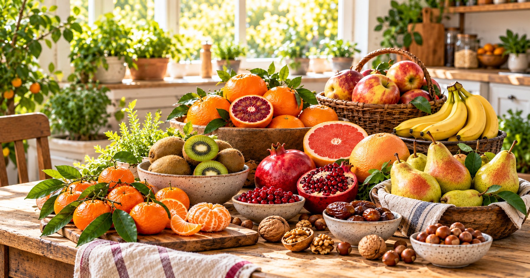Les fruits de saisons en janvier
