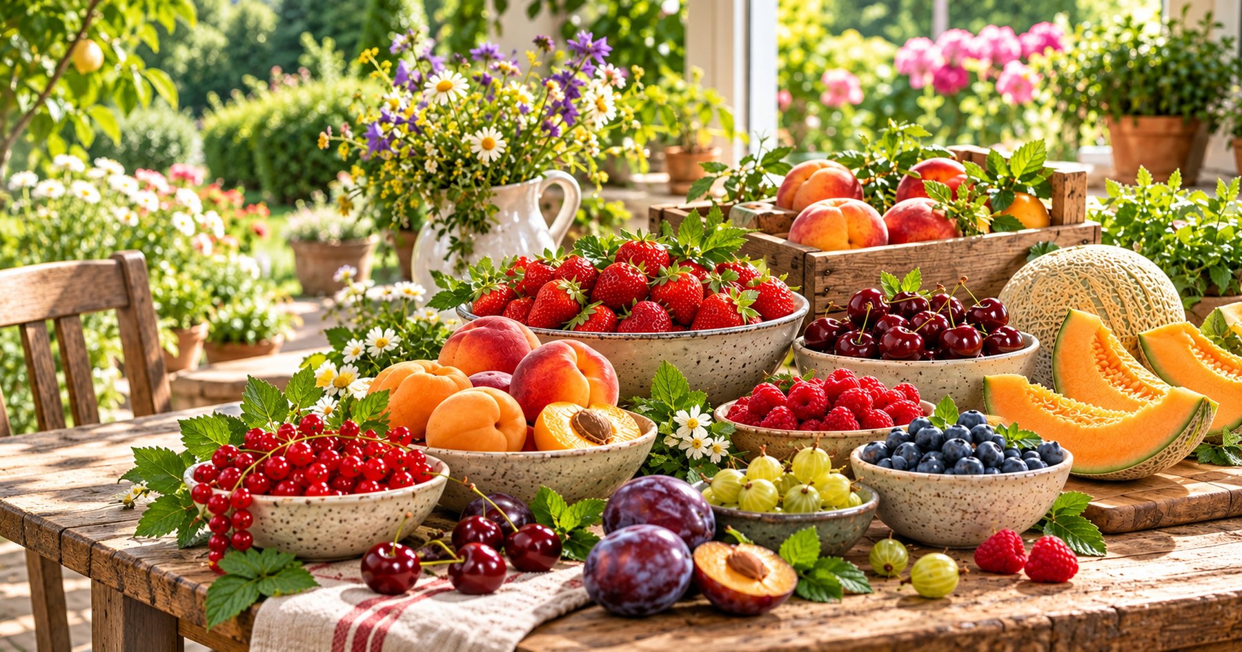 Les fruits de saisons en juin