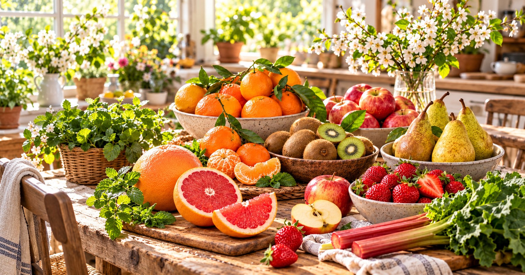 Les fruits de saisons en mars
