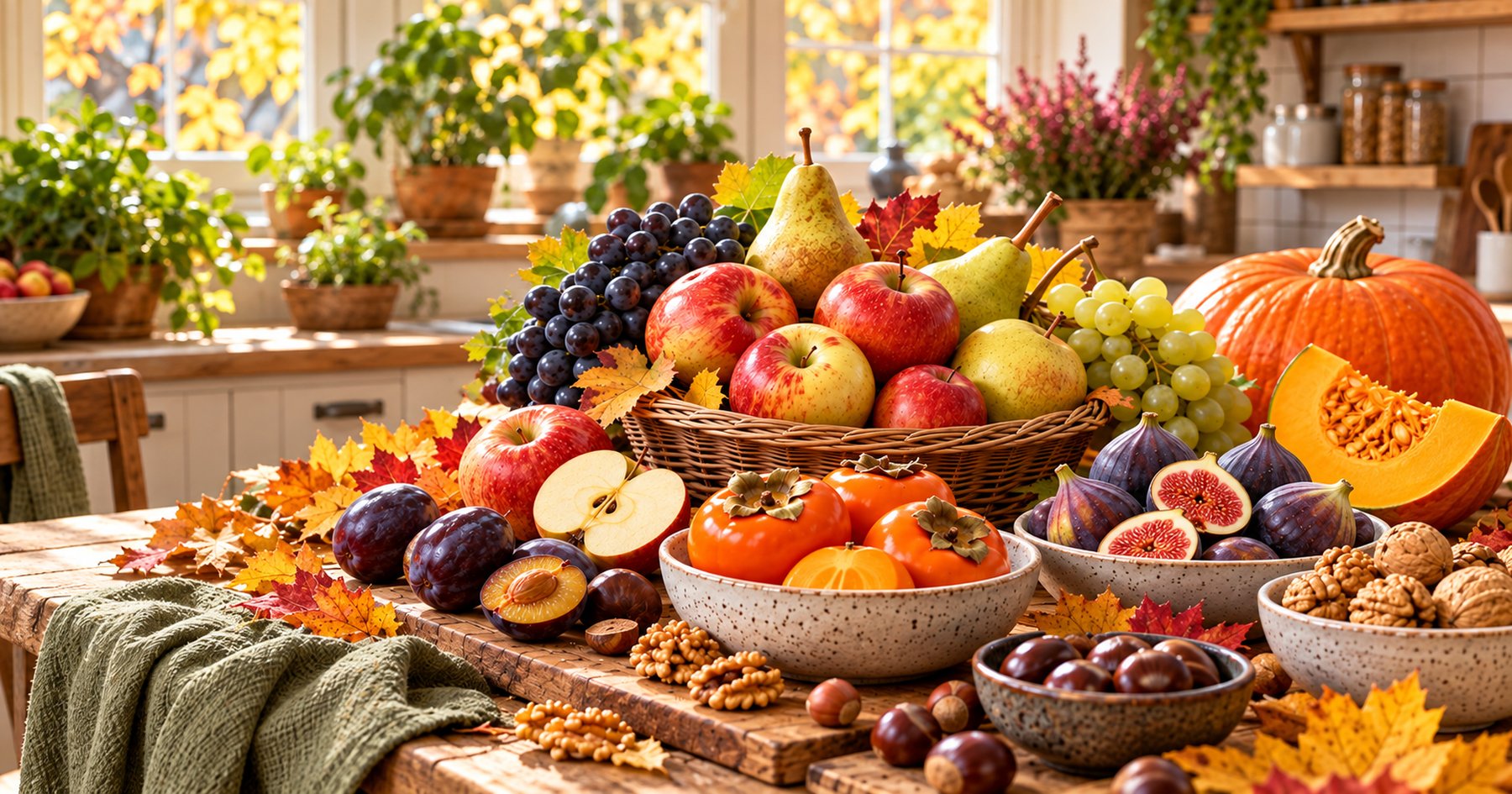 Les fruits de saisons en octobre