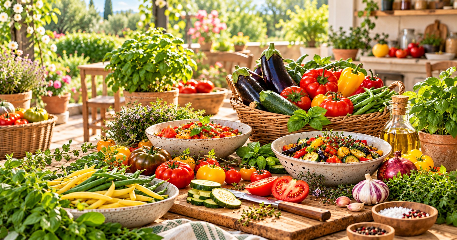 Légumes en août