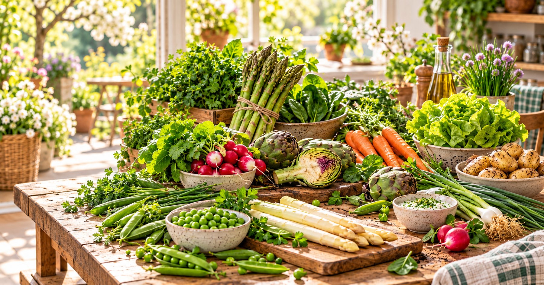Les légumes de saisons en avril