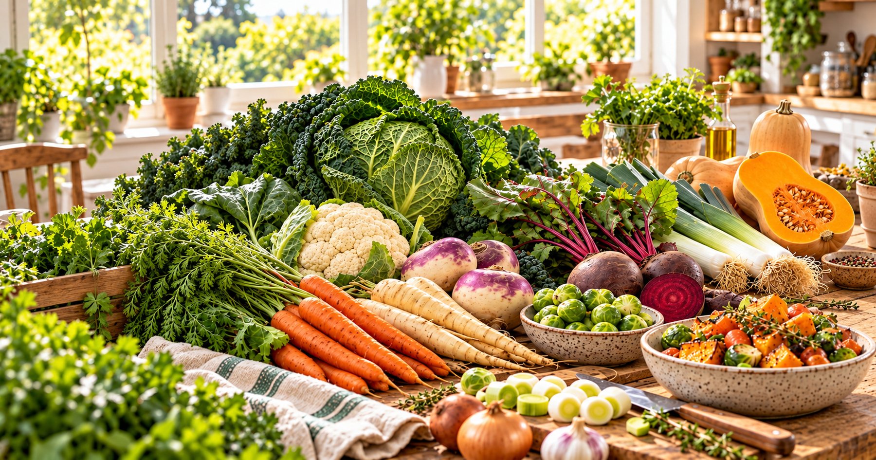 Les légumes de saisons en janvier