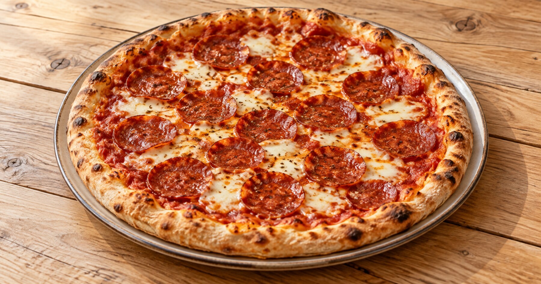Pepperoni : illustration de sa garniture courante.
