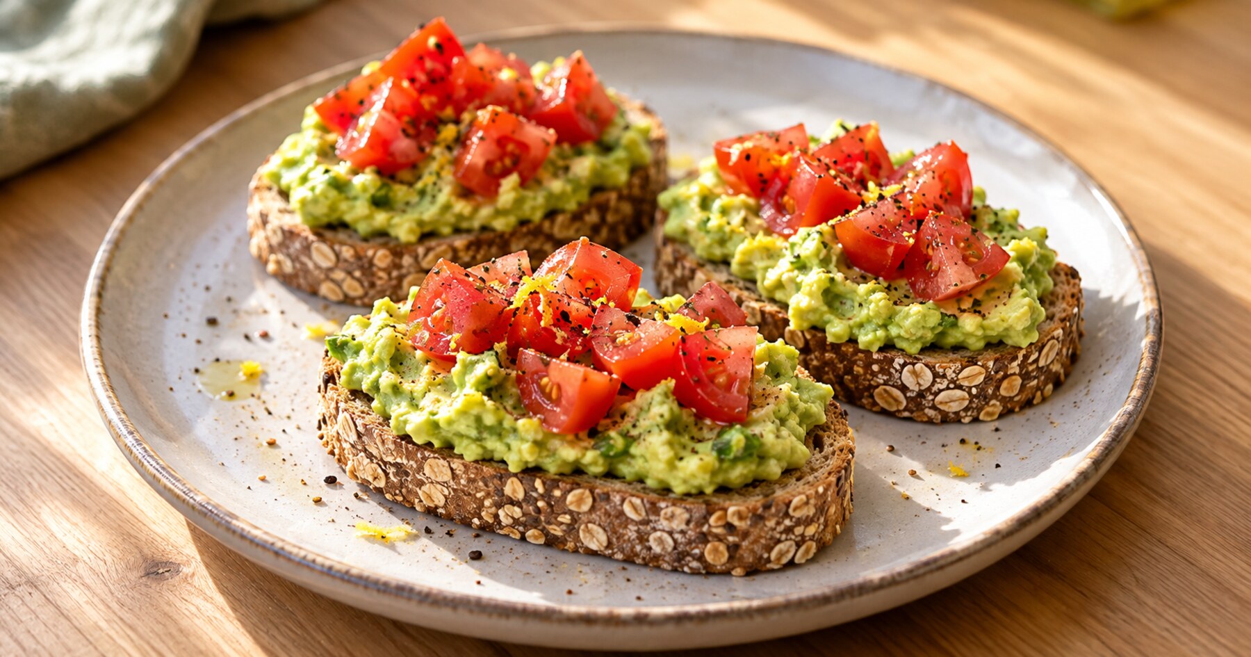 Avocat et tomate.