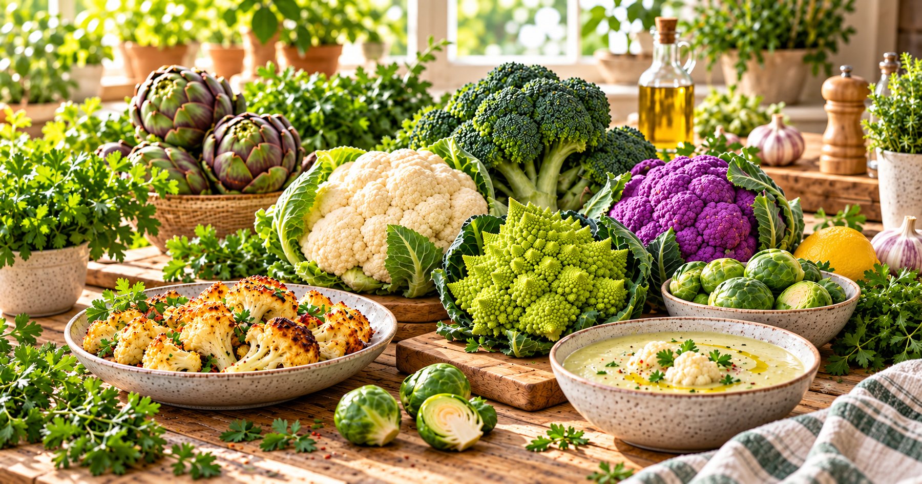 Les légumes fleurs
