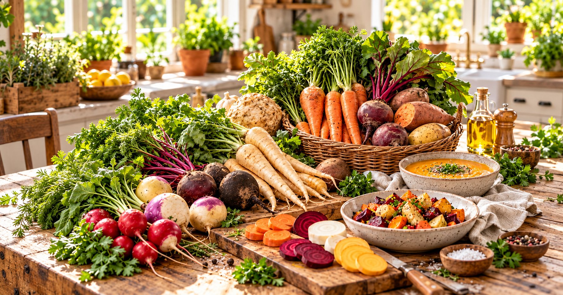 Les légumes racines