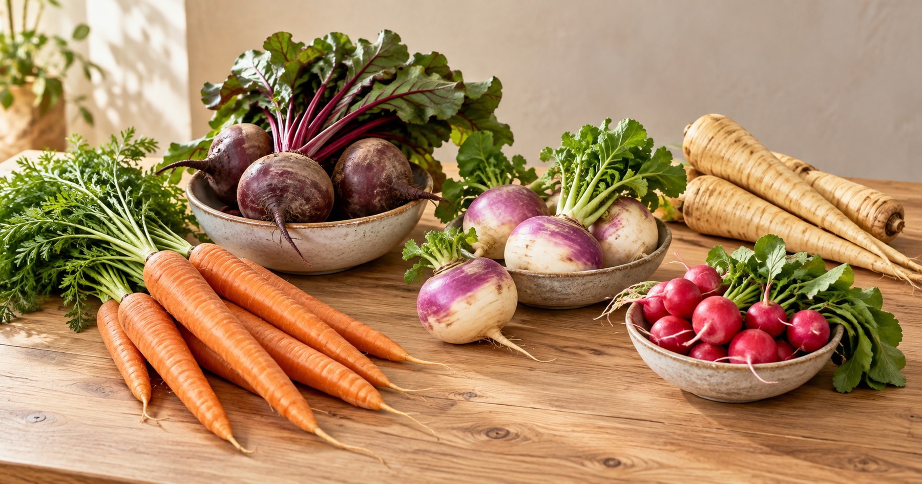 Les légumes racines