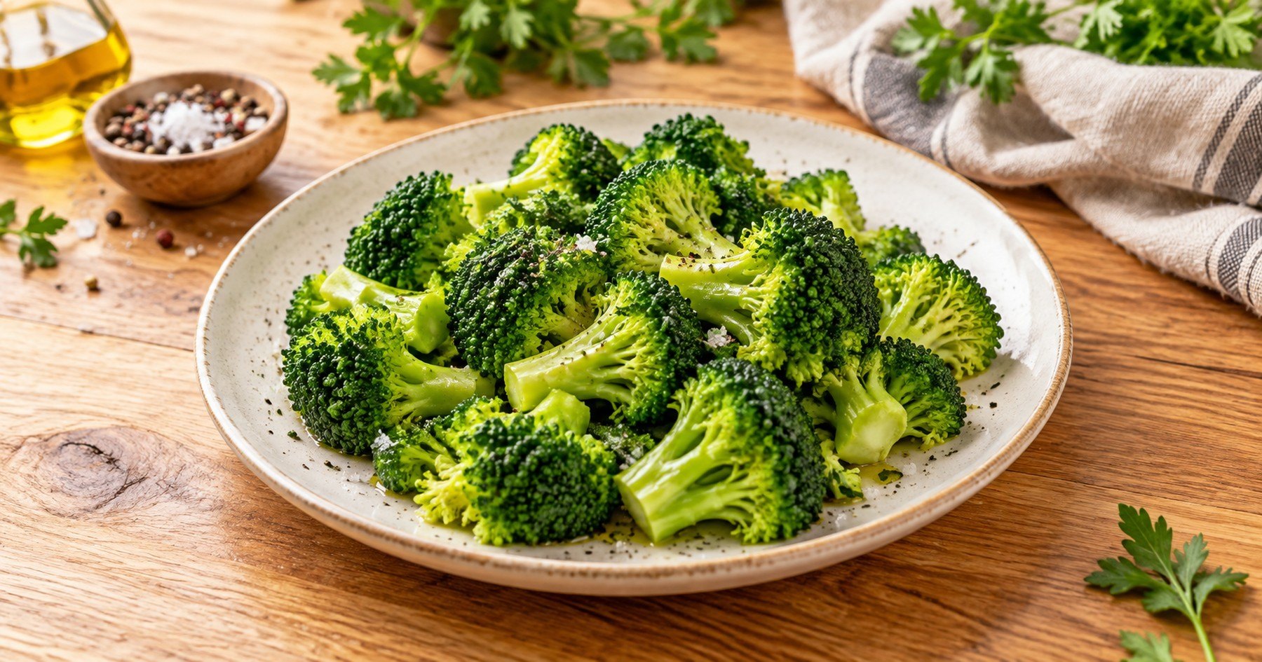 Les légumes : un exemple avec du brocoli.
