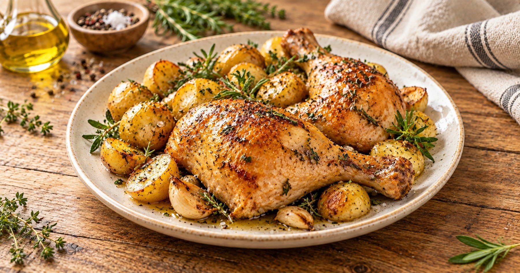 La volaille : un exemple avec du poulet.