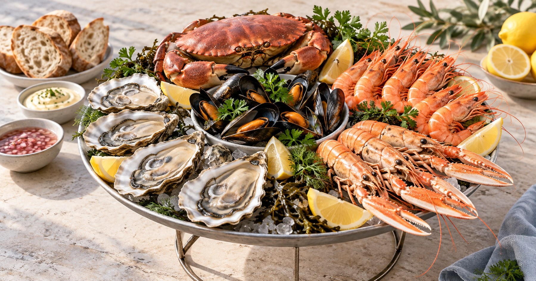 Liste fruits de mer